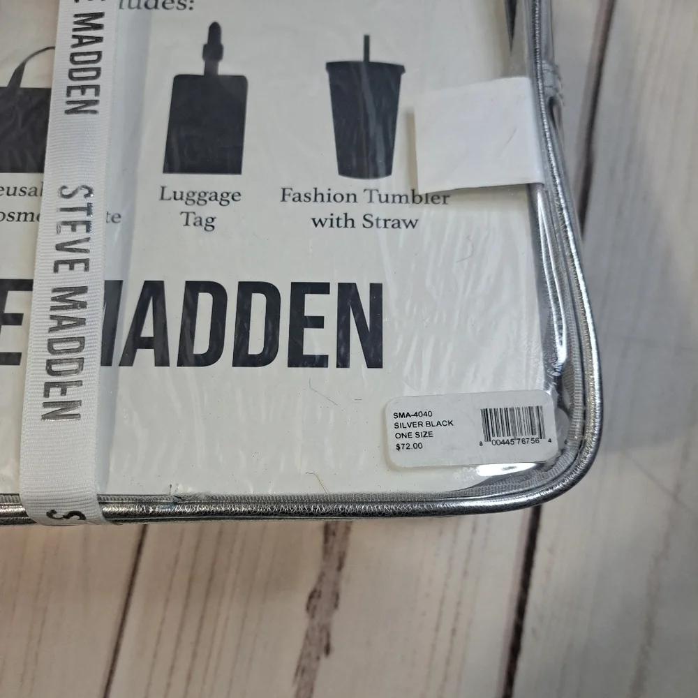 Steve Madden Bag W/ Luggage Tag & Earmuff No Travel Cup 2 FOR 20 SALE